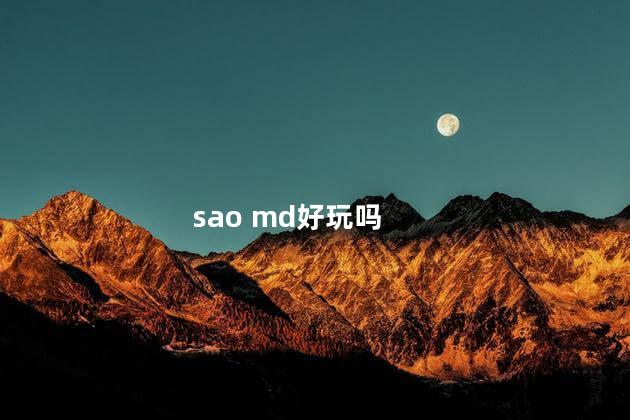 sao md好玩吗