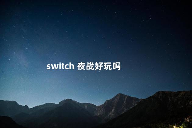 switch 夜战好玩吗