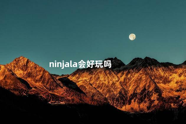 ninjala会好玩吗