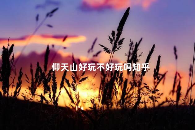 仰天山好玩不好玩吗知乎