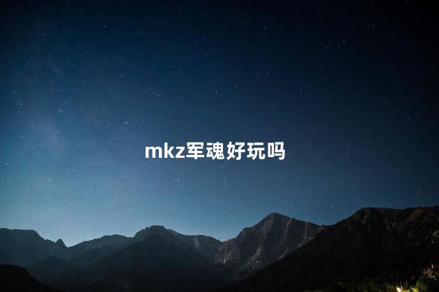 mkz军魂好玩吗