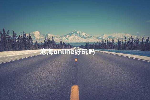 沧海online好玩吗