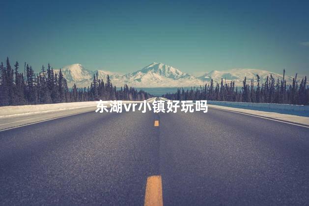 东湖vr小镇好玩吗