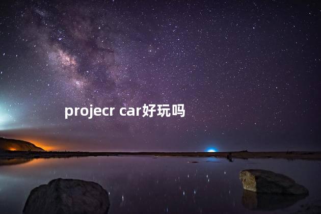 projecr car好玩吗